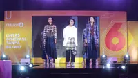 Gelaran fashion show dari Sumatera Selatan di Festival 6,Lintas Generasi Tanpa Batas! Foto: Document/FIMELA.
