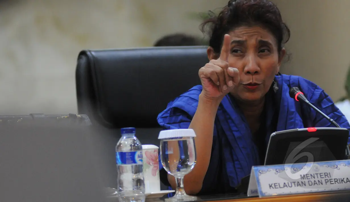 Menteri Kelautan dan Perikanan Susi Pudjiastuti (Liputan6.com/Herman Zakharia)