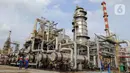 Pekerja beraktivitas di Kilang Pertamina Plaju, Palembang, Sumatra Selatan, Senin (26/5/2025). (Liputan6.com/Herman Zakharia)