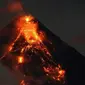 Letusan Gunung Mayon di Filipina (AFP Photo)