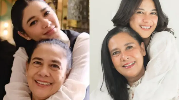 Lydia Kandou Rayakan Ulang Tahun ke-63, Naysilla dan Nana Mirdad bagikan potret kebersamaan. [@naymirdad/@nanamirdad_]