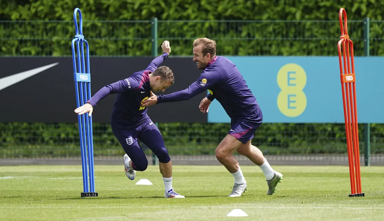 Inggris akan menghadapi Islandia di pertandingan terakhir mereka jelang Euro sebelum bertandang ke Jerman. (Zac Goodwin/PA via AP)