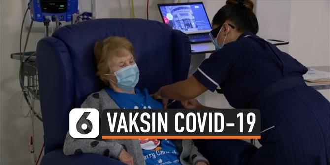 VIDEO: Inggris Jadi Negara Pertama Suntik Vaksin Covid-19
