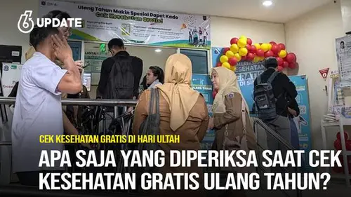 Apa Saja yang Diperiksa saat Cek Kesehatan Gratis Ulang Tahun?