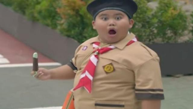 bocah di pembukaan Asian Games jadi viral (foto: instagram/@fairel_sbi)