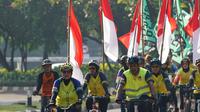 Peringati World Bicycle Day dan Hari Lingkungan Hidup Sedunia dengan Menggunakan Energi Terbarukan. foto: dok. Kementerian LHK