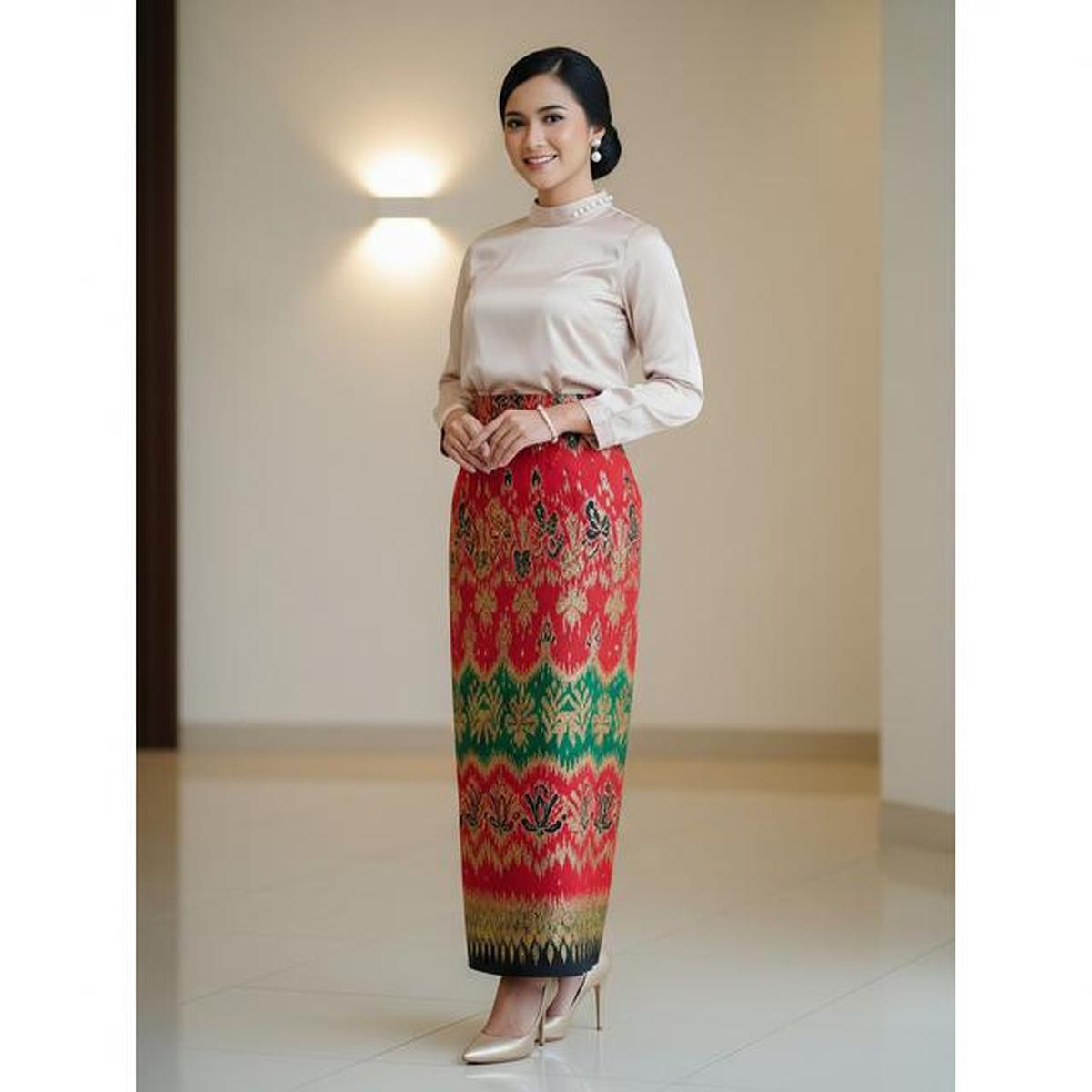 10 Inspirasi Outfit Natal Bernuansa Nusantara, Cocok untuk Ibadah di Gereja