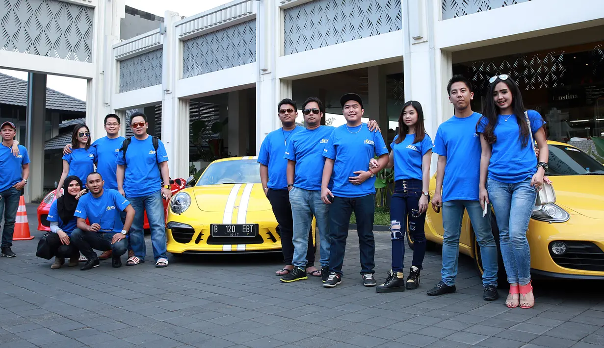 ‘Touring’ kali ini diikuti oleh sekitar 16 anggota. Enji berharap persaudaraan sesama anggota klub bisa semakin erat melalui kegiatan seperti ini. (Deki Prayoga/Bintang.com)