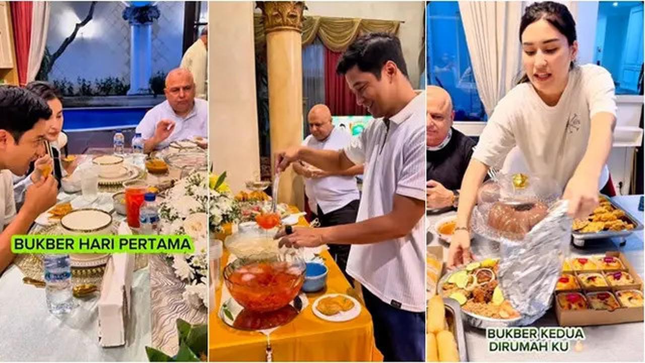 6 Potret Momen Bukber Keluarga Angbeen Rishi dan Adly Fairuz, Menu Sederhana tapi Bikin Ngiler