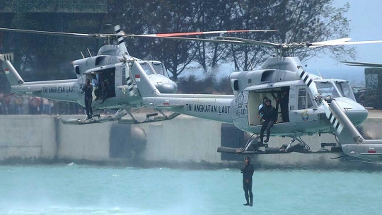 Aksi TNI AL unjuk kemampuan infiltrasi serangan musuh di laut