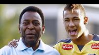  Pele pun tak luput untuk memuji penampilan Neymar. Menurut Pele, kelak Neymar akan menjadi megabintang seperti dirinya (brasil2014.yucatan.com.mx)