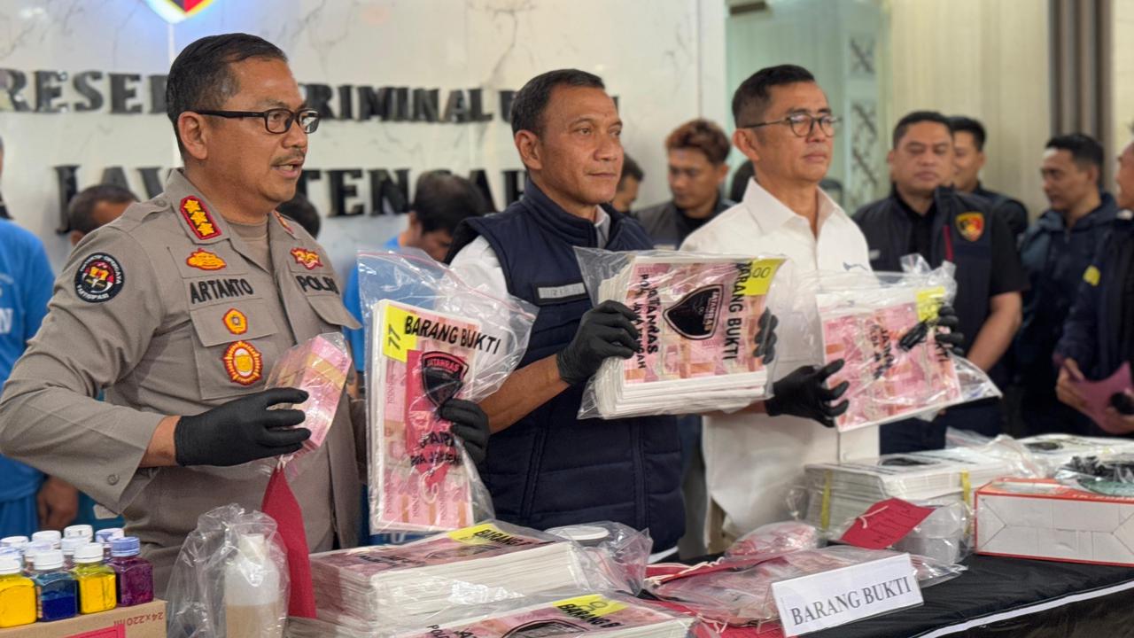 Sindikat Pembuat Uang Palsu di Jateng Terbongkar