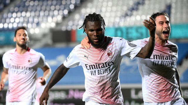 Kegembiraan Pemain AC Milan Rebut Tiket Liga Champions