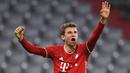 6. Thomas Mueller (Bayern Muenchen) - Total penampilan sebanyak 119, termasuk saat melakoni partai matchday 3 musim 2020/2021 melawan Salzburg (4/11/2020). (AFP/Andreas Gebert/Pool)