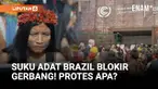 Sekitar 100 warga adat Munduruku memblokade pintu masuk COP30 di Belem, Brazil, menuntut agar suara mereka dilibatkan dalam perundingan iklim. Aksi berlangsung damai dan direspons langsung oleh Presiden COP30.