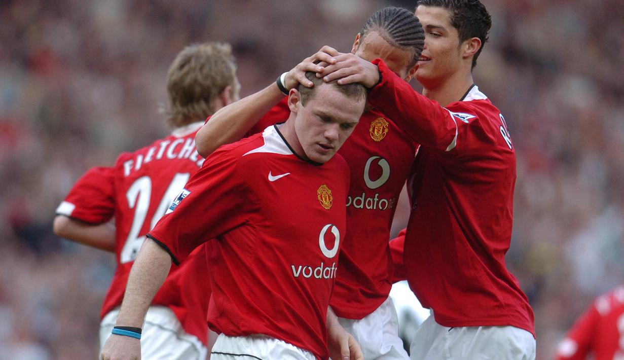 Newcastle United juga pernah jadi korban ketajaman Rooney sebanyak lima belas kali. Itu terjadi dalam total 27 laga yang ia mainkan melawan mereka. Bukan hanya gol, Rooney juga membuat sembilan assists bagi koleganya saat berhadapan dengan Newcastle. (AFP/Paul Barker)