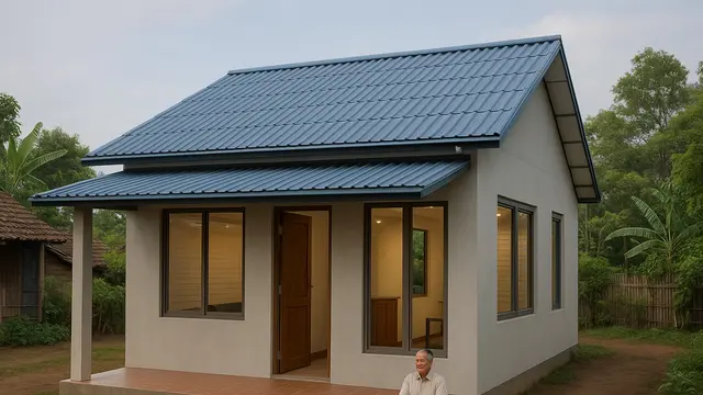 Rumah Sederhana 6x9 untuk Lansia di Kampung (Foto: ChatGPT)