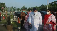 Bobby Nasution didampingi Kahiyang Ayu saat dilantik sebagai Wali Kota Medan