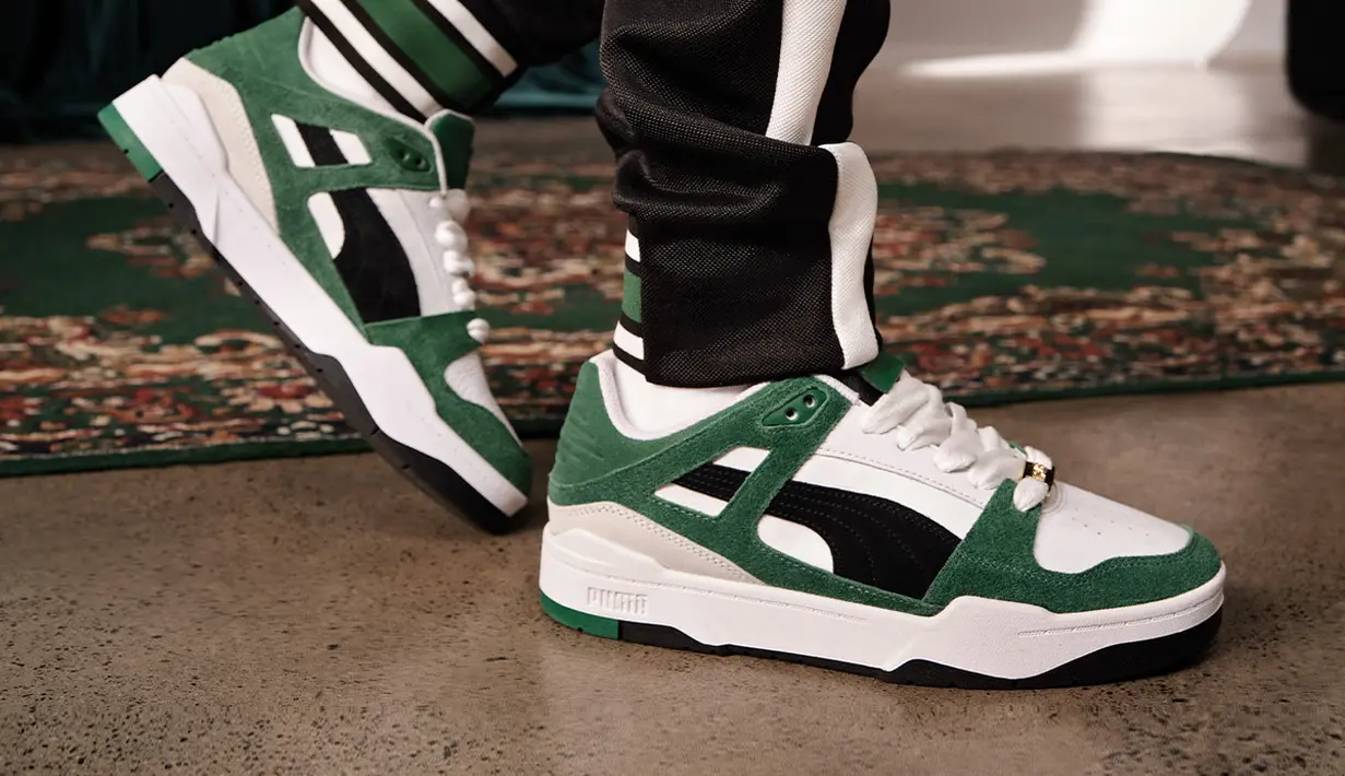 Awalnya, PUMA ‘SLIPSTREAM’ klasik diluncurkan pada tahun 1987. Sepatu ini ditujukan sebagai sepatu bagi pemain basket yang menginginkan keunggulan.  / Foto dok PUMA.