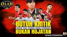Kolom Olah Bolacom Erwin Fitriansyah - Shin Tae-yong dan Timnas Butuh Kritik, Bukan Hujatan (Bola.com/Adreanus Titus)