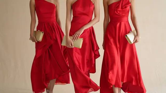 Model Gaun Bridesmaid Satin