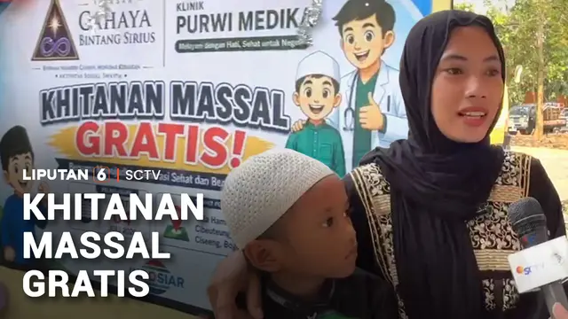 Antusias! Warga Serbu Program Khitan Massal Gratis di Bogor