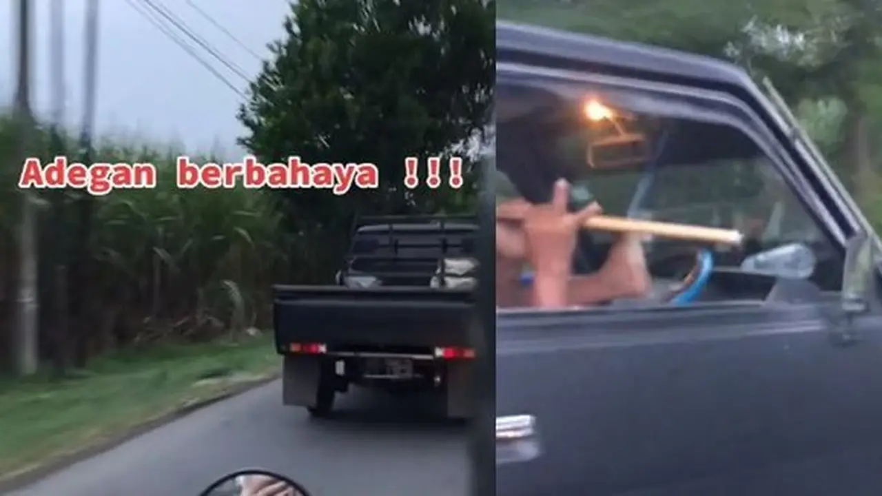 Sopir main suling (TikTok/@putikavia)