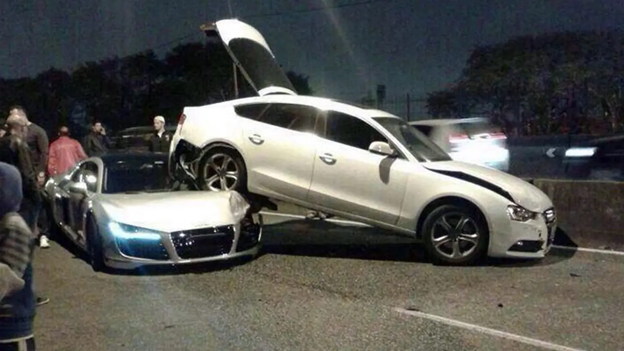 Kurang Awas, Pemilik Audi R8 Kembali Buat Ulah