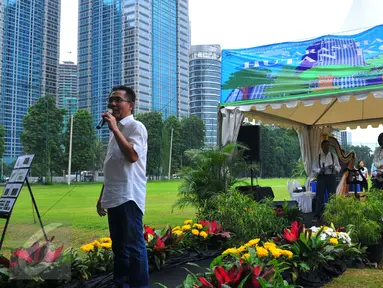 Gelora Bung Karno (GBK) merencanakan pembangunan Hutan Kota di kawasan pertengahan Ibukota Jakarta, Jumat, (18/3/2016). Rencana tersebut didukung Pemprov DKI Jakarta dan komunitas pecinta olahraga dan lingkungan hidup. (Liputan6.com/Faisal R Syam)