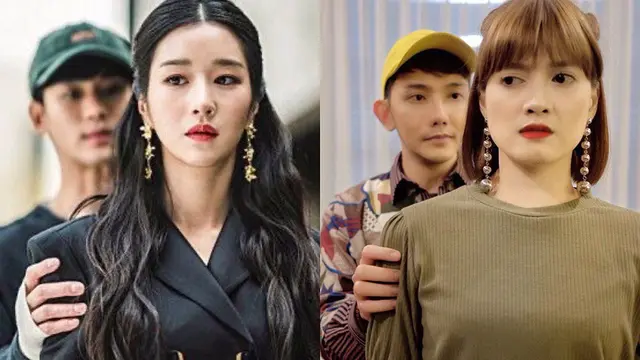 Potret Chika Jessica Parodikan Adegan Drama Korea. (Sumber: Instagram/chikajessica88)