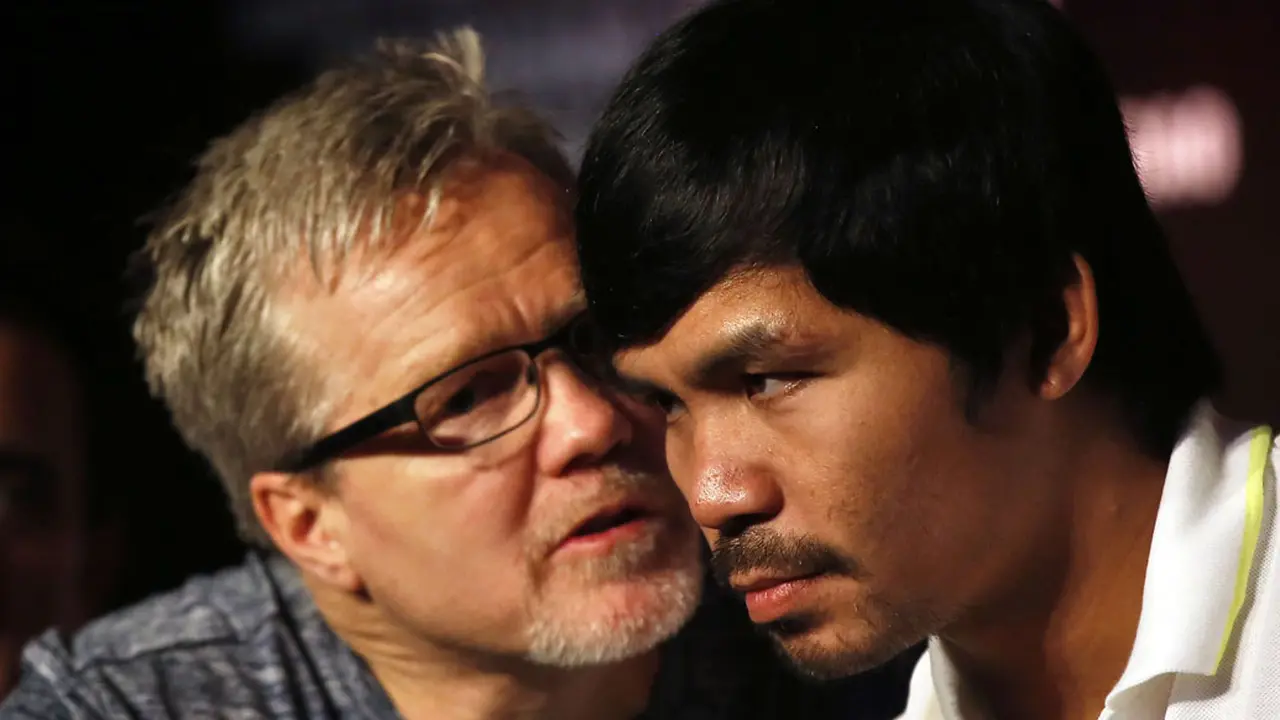 Manny Pacquiao bersama Freddie Roach
