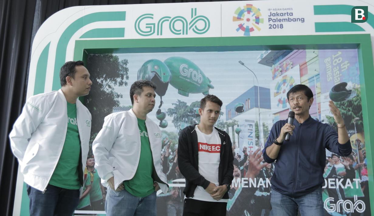 Pelatih Timnas U-19, Indra Sjafri, saat peluncuran kampanye "Kemenangan Itu Dekat" di Yogyakarta, Rabu (18/7/2018). Kampanye tersebut untuk mengobarkan semangat kemenangan di Asian Games 2018. (Bola.com/M Iqbal Ichsan)