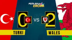 Berita video motion grafis, hasil pertandingan Grup A Euro 2020 antara Turki melawan Wales di Baku Olympic Stadium, Azerbaijan, Rabu (16/6/2021).