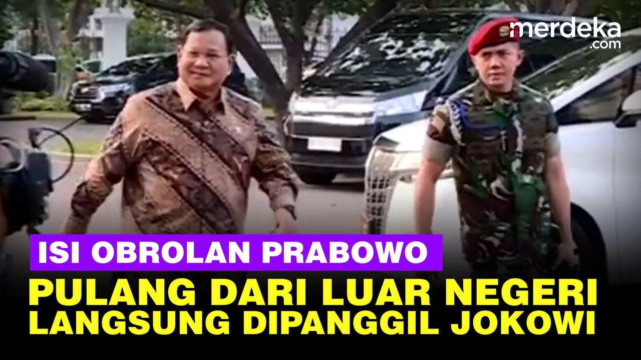 VIDEO: Terungkap Isi Pembicaraan Prabowo Dengan Jokowi, Termasuk Soal Sikap Politik