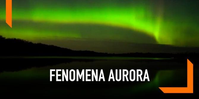 VIDEO: Indahnya Cahaya Aurora Hiasi Langit Minnesota