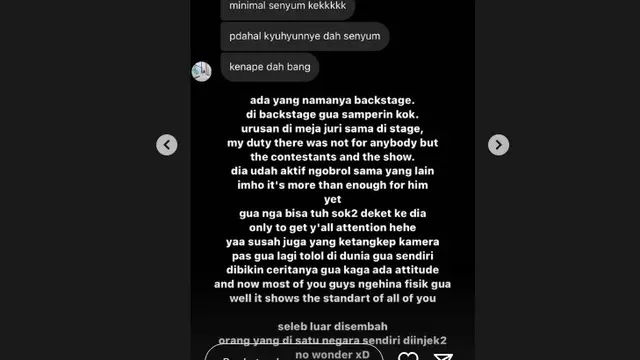Klarifikasi Reza Arap disebut mengacuhkan Kyuhyun Super Junior (Foto: IG ybrap)
