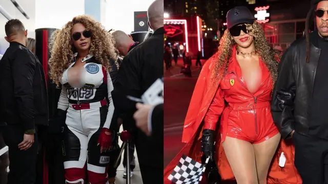 Aura Diva Beyoncé yang Terpancar di Atas Lintasan Balap F1 Las Vegas Grand Prix 2025 dengan Racing Suit Louis Vuitton