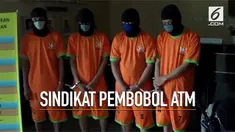 Polisi menangkap empat orang yang tergabung dalam sindikat pembobol atm di Bogor.