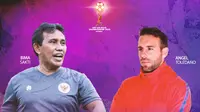 Piala AFF U-16 - Duel Pelatih - Timnas Indonesia Vs Singapura (Bola.com/Adreanus Titus)
