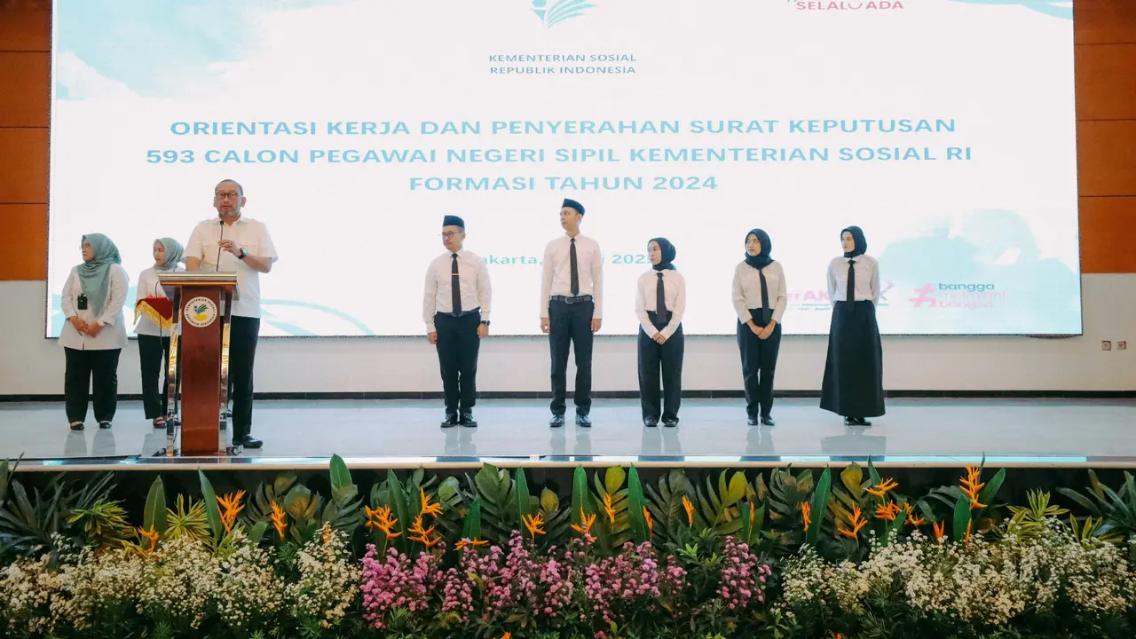 593 CPNS Resmi Jalani Orientasi Kerja di Kemensos, Sekjen Tekankan Soal Integritas