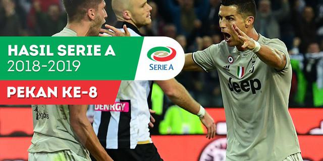 VIDEO: Hasil Serie A pekan ke-8, Bungkam Udinese, Catatan Juventus Masih Sempurna
