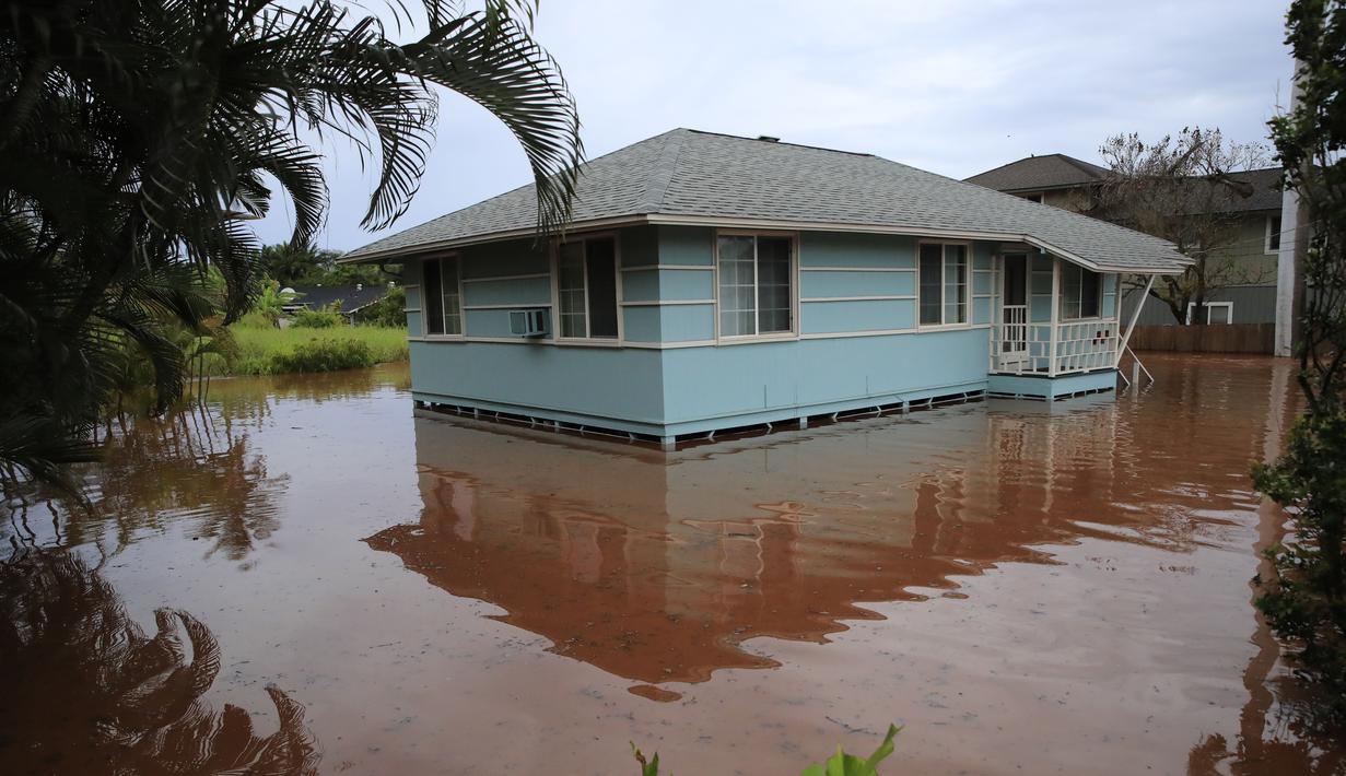 Foto Hawaii Diterjang Banjir Dan Tanah Longsor Global Liputan6 Com
