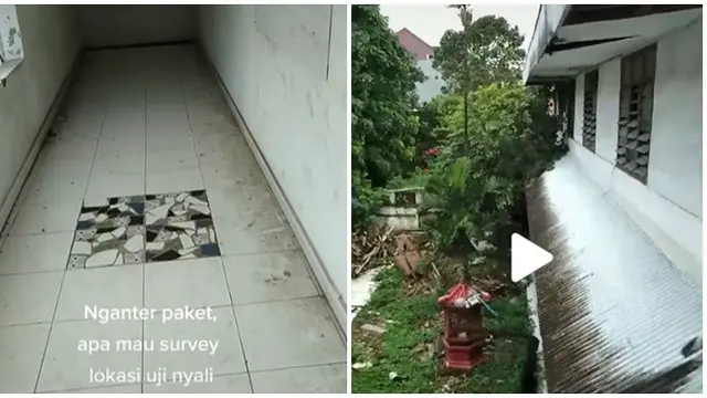 Viral Kurir Antar Paket ke Gedung Kosong dan Kumuh, Bak Uji Nyali