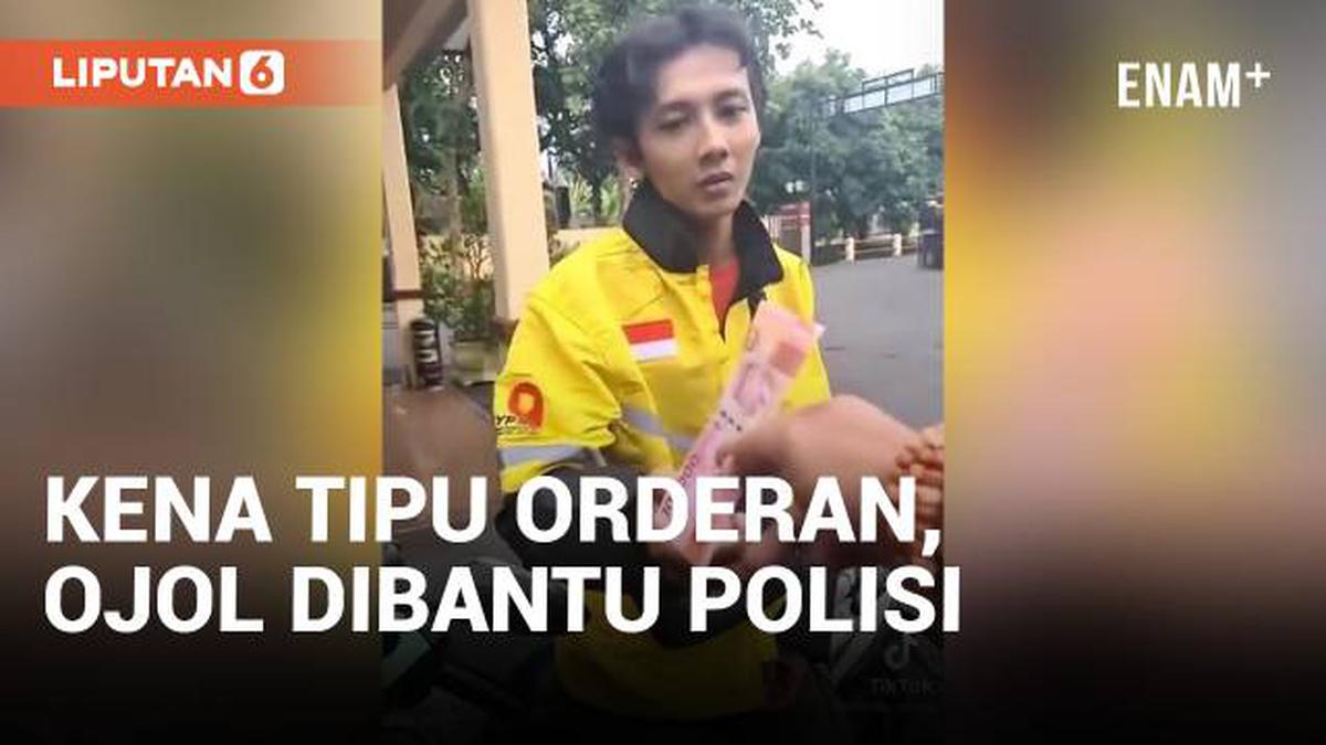 VIDEO: Viral! Driver Ojol Kena Tipu, Langsung Dibantu Polisi
