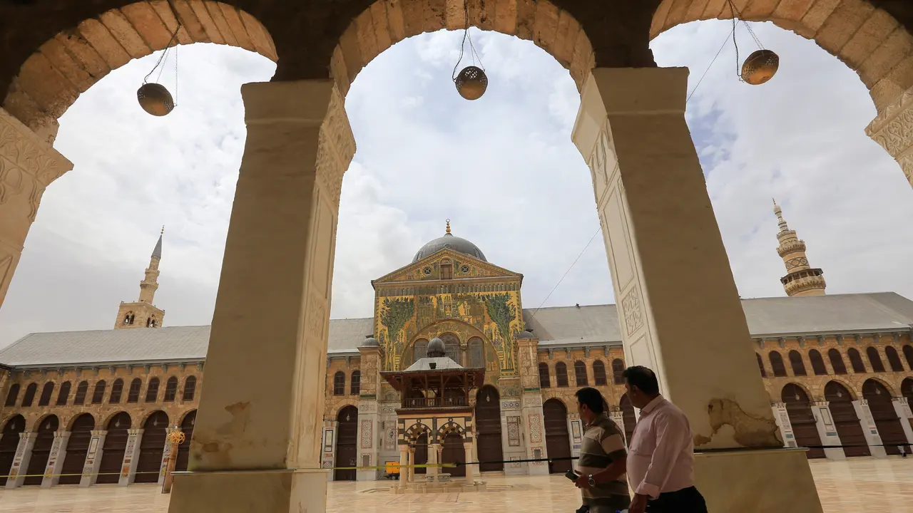 Masjid Umayyad Damaskus Suriah yang Bersejarah
