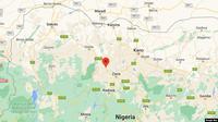 Gambar peta yang menunjukkan desa Maigamji, negara bagian Katsina di Nigeria lokasi serangan masjid terjadi. (Foto: Google Maps)