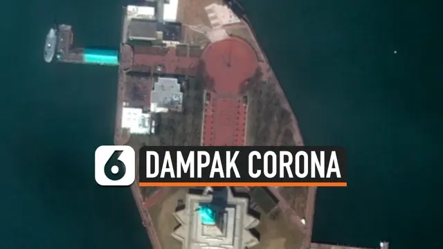VIDEO: Akibat Corona, Patung Liberty hingga Makam Suci Iran Sepi