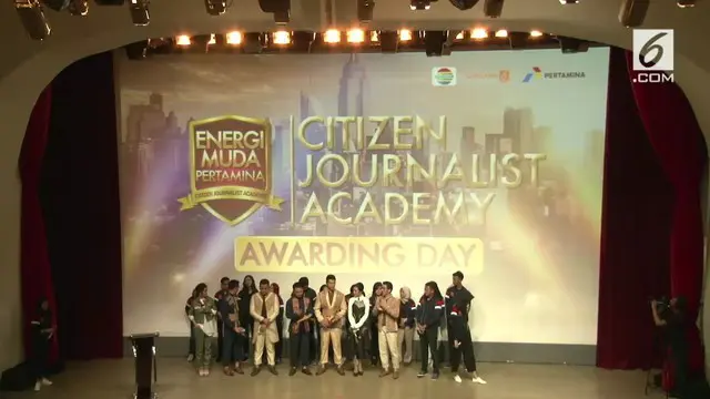 Grand Final Citizen Journalist Academy di Ice Palace, Lotte Shopping Avenue, Jakarta.