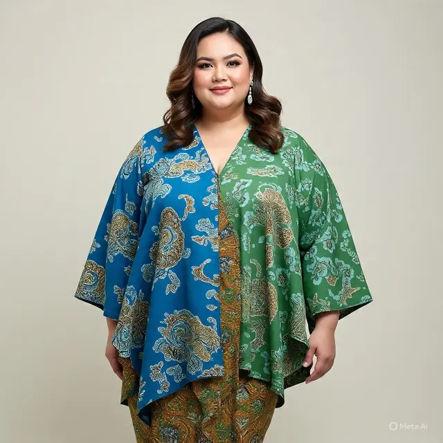 Model Batik Batwing Plus Size Nyaman di 2025