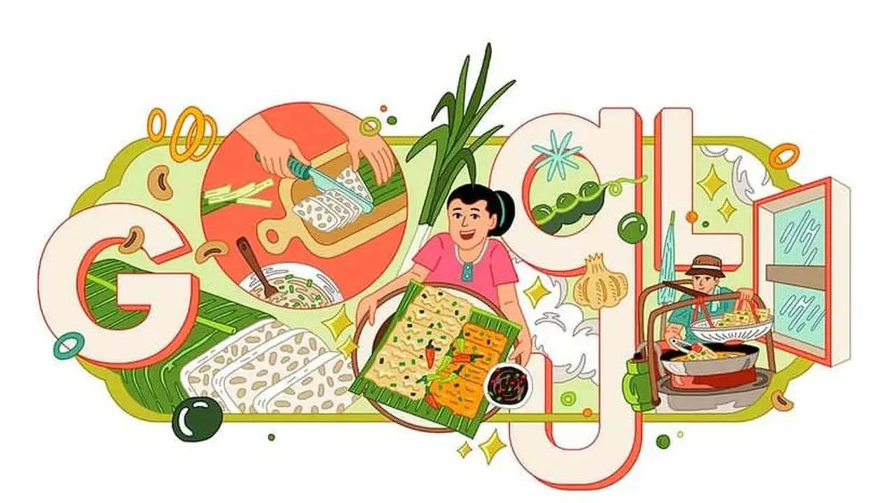 Alasan Google Doodle Pajang Ikon Tempe Mendoan Hari Ini